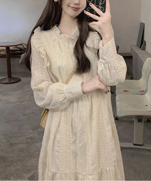 gossip!ロサンゼルス(ゴシップロサンゼルス)の「ワンピース(ワンピース・レディース・オフホワイト・L/M)」の1枚目の写真