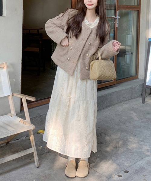 gossip!ロサンゼルス(ゴシップロサンゼルス)の「ワンピース(ワンピース・レディース・オフホワイト・L/M)」の5枚目の写真