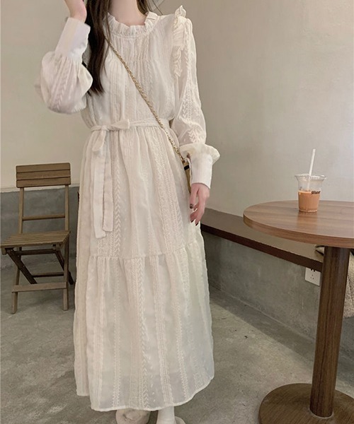 gossip!ロサンゼルス(ゴシップロサンゼルス)の「ワンピース(ワンピース・レディース・オフホワイト・L/M)」の6枚目の写真