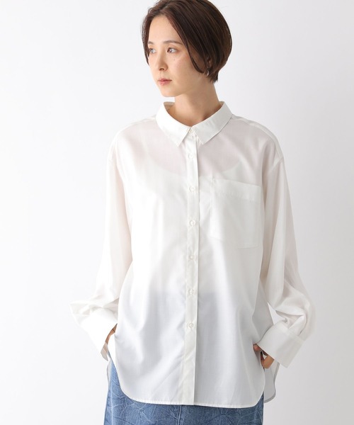 LEPSIM(レプシィム)の「アソートシャツ 143060(シャツ/ブラウス・レディース・アイボリー/ライトブルー・FREE)」の21枚目の写真