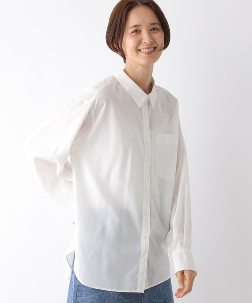 LEPSIM(レプシィム)の「アソートシャツ 143060(シャツ/ブラウス・レディース・アイボリー/ライトブルー・FREE)」の22枚目の写真