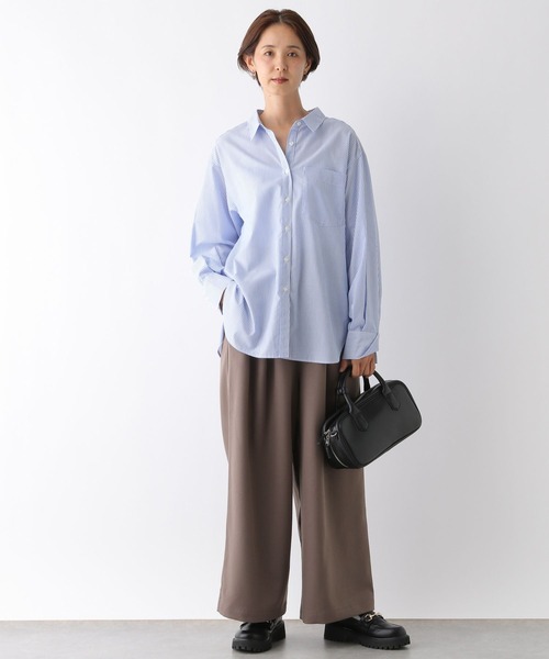 LEPSIM(レプシィム)の「アソートシャツ 143060(シャツ/ブラウス・レディース・アイボリー/ライトブルー・FREE)」の9枚目の写真