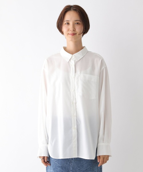 LEPSIM(レプシィム)の「アソートシャツ 143060(シャツ/ブラウス・レディース・アイボリー/ライトブルー・FREE)」の11枚目の写真