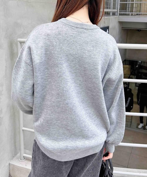 INGNI(イング)の「ジャガード3段BIGロゴニット(ニット/セーター・レディース・ブラック×ホワイト/グレー系その他3/ホワイト×ブラック・M)」の20枚目の写真
