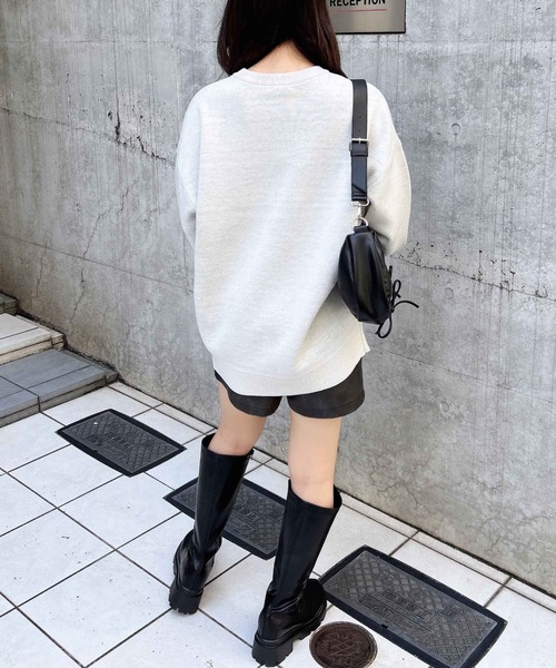 INGNI(イング)の「ジャガード3段BIGロゴニット(ニット/セーター・レディース・ブラック×ホワイト/グレー系その他3/ホワイト×ブラック・M)」の12枚目の写真