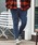 felkod�i�t�B���R�b�h�j�́ump12841-Camouflage Accent Knit Denim Pants �j�b�g�f�j���p���c�i�f�j���p���c�j�v�b�C���f�B�S�u���[