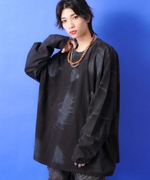 a.p.o.v. ダートスプレーペイントカットソー