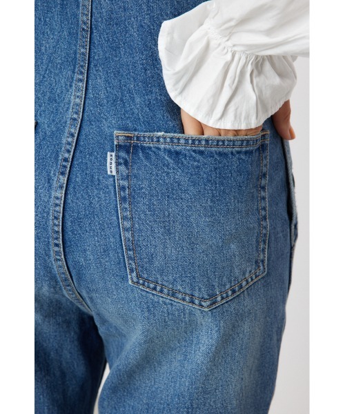 RODEO CROWNS WIDE BOWL（ロデオクラウンズワイドボウル）の「カラージップフレアオーバーオール（サロペット/オーバーオール・レディース・ブラック/ブルー・MEDIUM/SMALL）」の18枚目の写真