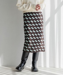 LOWRYS FARM | キカガラミディタイトスカート　149253(スカート)