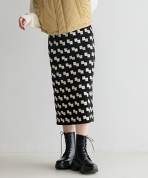 LOWRYS FARM | キカガラミディタイトスカート　149253(スカート)