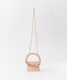 2WAY チェーンストラップ スクエアマイクロミニバッグ ショルダーバッグ