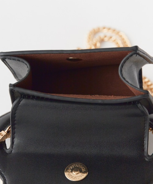 ROOPTOKYO(ループトウキョウ)の「2WAY チェーンストラップ スクエアマイクロミニバッグ ショルダーバッグ(ショルダーバッグ・レディース・ホワイト/ピンク/ベージュ/ブラック・FREE)」の12枚目の写真