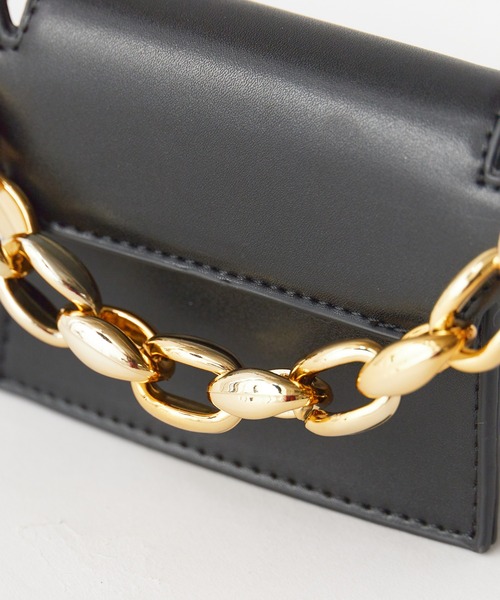 ROOPTOKYO(ループトウキョウ)の「2WAY チェーンストラップ スクエアマイクロミニバッグ ショルダーバッグ(ショルダーバッグ・レディース・ホワイト/ピンク/ベージュ/ブラック・FREE)」の11枚目の写真