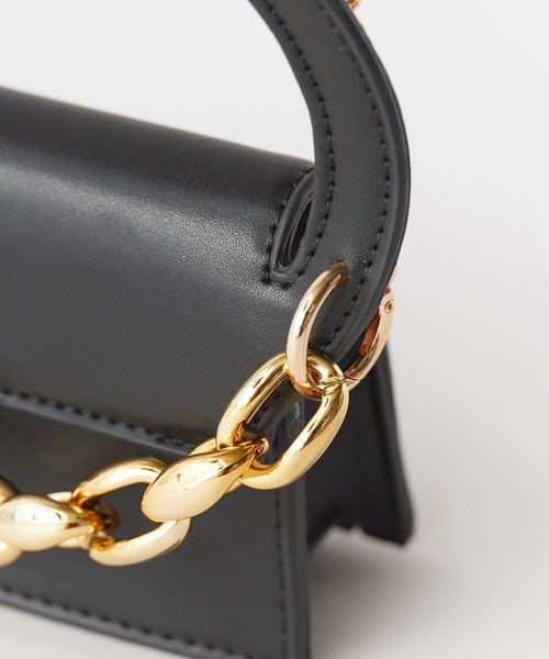 ROOPTOKYO(ループトウキョウ)の「2WAY チェーンストラップ スクエアマイクロミニバッグ ショルダーバッグ(ショルダーバッグ・レディース・ホワイト/ピンク/ベージュ/ブラック・FREE)」の10枚目の写真