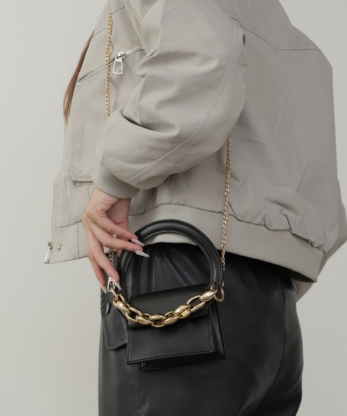 ROOPTOKYO(ループトウキョウ)の「2WAY チェーンストラップ スクエアマイクロミニバッグ ショルダーバッグ(ショルダーバッグ・レディース・ホワイト/ピンク/ベージュ/ブラック・FREE)」の19枚目の写真