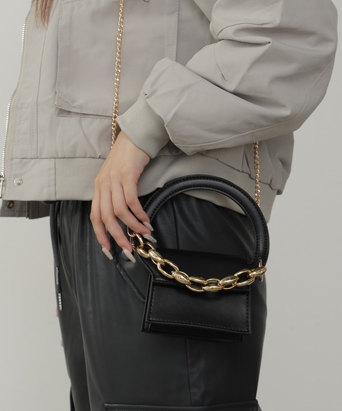 ROOPTOKYO(ループトウキョウ)の「2WAY チェーンストラップ スクエアマイクロミニバッグ ショルダーバッグ(ショルダーバッグ・レディース・ホワイト/ピンク/ベージュ/ブラック・FREE)」の22枚目の写真