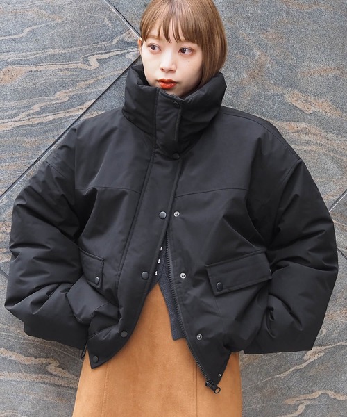 美品 ツモリチサト♡スノードットブルゾン ビッグカラー 裏ボア 2 ジップアップ アイトス 影狼 裏ボアパイロットジャンパー 10549 ドカジャン 裏キルト