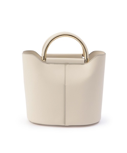 ROPE' PICNIC(ロペピクニック)の「Dメタルハンドルミドルトート&ショルダーバッグ(ショルダーバッグ・レディース・ブラック/キナリ・FREE)」の6枚目の写真