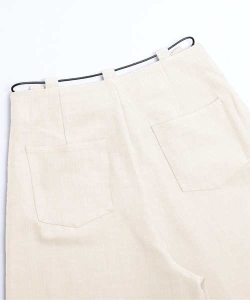 La-gemme(ラジェム)の「ストリングベルトワイドパンツ(その他パンツ・レディース・ホワイト系その他/ベージュ/グレー/ブラック・M/L)」の9枚目の写真