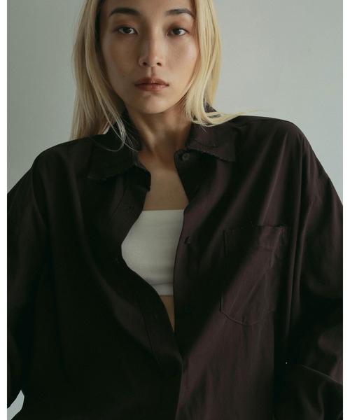 anuke(アンヌーク)の「Velour Tube Top(Tシャツ/カットソー・レディース・ホワイト/ブラック・FREE)」の10枚目の写真