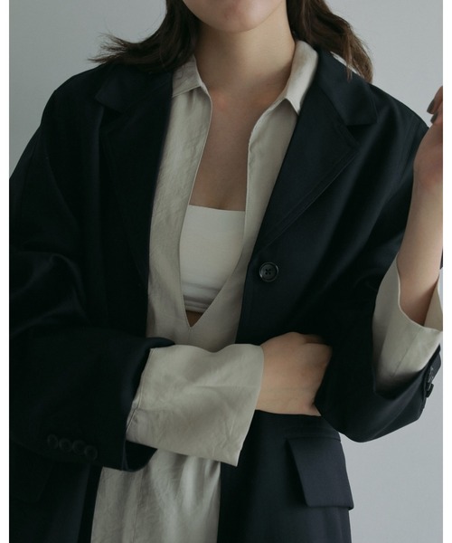 anuke(アンヌーク)の「Velour Tube Top(Tシャツ/カットソー・レディース・ホワイト/ブラック・FREE)」の18枚目の写真