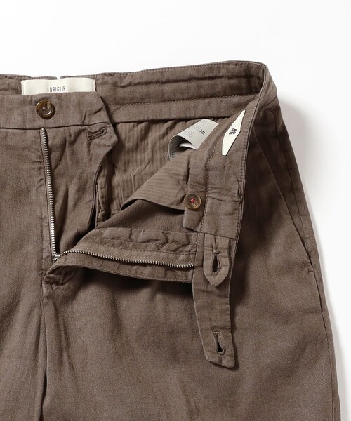 BRILLA per il gusto（ブリッラペルイルグースト）の「【別注】BRIGLIA 1949 / BG02 リネンコットン 2プリーツ スラックス（その他パンツ・メンズ・ネイビー/ブラック・42/48/44/52）」の14枚目の写真