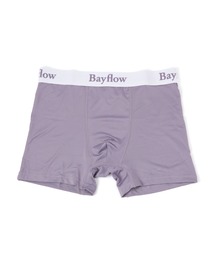 BAYFLOW（ベイフロー）の「無地ロゴリブアンダーウェア（ボクサーパンツ）」