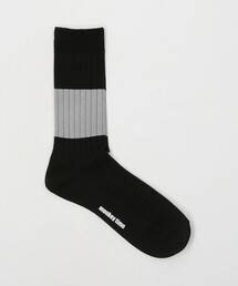 リブ パネルライン ソックス