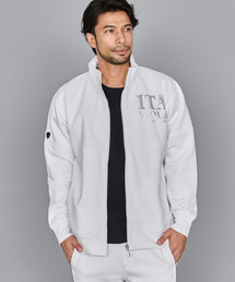 VIOLA（ヴィオラ）の「『VIOLA rumore/ヴィオラ ルモーレ』切替ラインストーンロゴフルジップジャケット 配色フルZIP UP（その他アウター）」