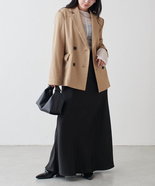 Lui's（ルイス）の「ドビークロスライトジャケット（テーラードジャケット・レディース・ブラック/ブラウン系その他・FREE）」の22枚目の写真