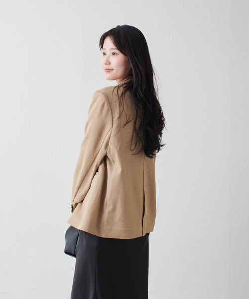 Lui's（ルイス）の「ドビークロスライトジャケット（テーラードジャケット・レディース・ブラック/ブラウン系その他・FREE）」の21枚目の写真