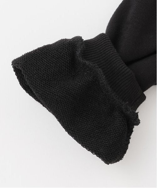 petit main(プティマイン)の「ハート刺しゅう切り替えワンピース(ワンピース・キッズ・アイボリー/ブラック・130cm/110cm/100cm/90cm/80cm/120cm)」の3枚目の写真