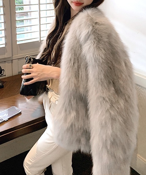 【セール】ノーカラーエコファージャケット（ノーカラージャケット）｜Riff（リフ）