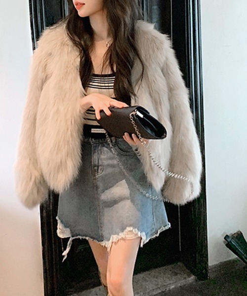 【セール】ノーカラーエコファージャケット（ノーカラージャケット）｜Riff（リフ）