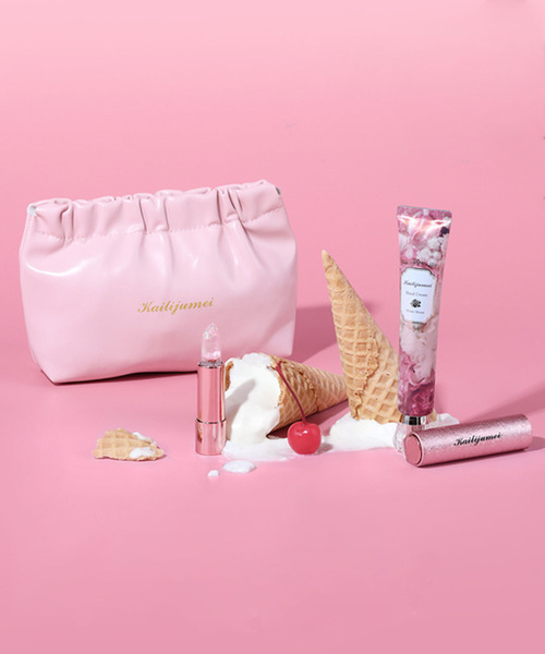 Kailijumei（カイリジュメイ）の「〈Kailijumei/カイリジュメイ〉My Wish Collection/フラワーリップ クリアタイプ＆ハンドクリーム キット（コスメキット/ギフトセット・レディース・ピンク・ONE SIZE）」の8枚目の写真