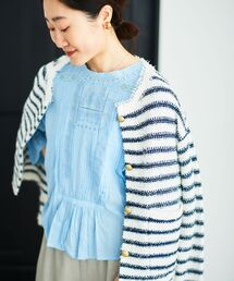 le.coeur blanc | ドライタッチシャギーニットジャケット(その他アウター)