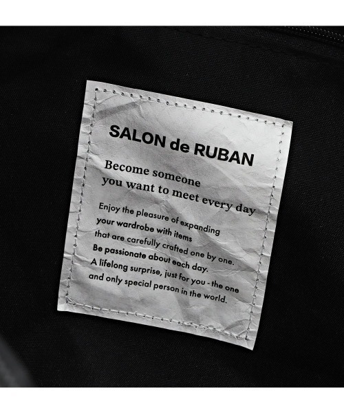 SALON de RUBAN（サロンドルヴァン）の「【SALON de RUBAN / サロン ド ルヴァン】 × PEZ ショルダーバッグ ポーチ付き（ショルダーバッグ・レディース・ブラック/グレー・FREE）」の14枚目の写真