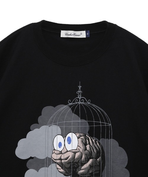 UNDERCOVER(アンダーカバー)の「UC1E3802(Tシャツ/カットソー・メンズ・ホワイト/ブラック/ターコイズブルー・1/2/3/4/5)」の5枚目の写真