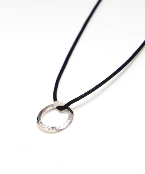 JUPITER（ジュピター）の「【SV】リングモチーフコードネックレス<全長約60cm長さ調整可能><動画あり>/グラスホルダー（ネックレス・レディース・シルバー/ゴールド・FREE）」の12枚目の写真