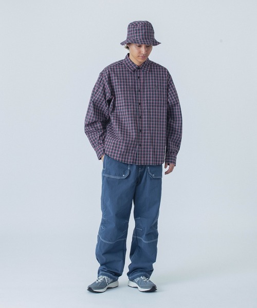 XLARGE(エクストララージ)の「PLAID BUCKET HAT(ハット・メンズ・ブラック/ネイビー/ベージュ・L/M)」の12枚目の写真