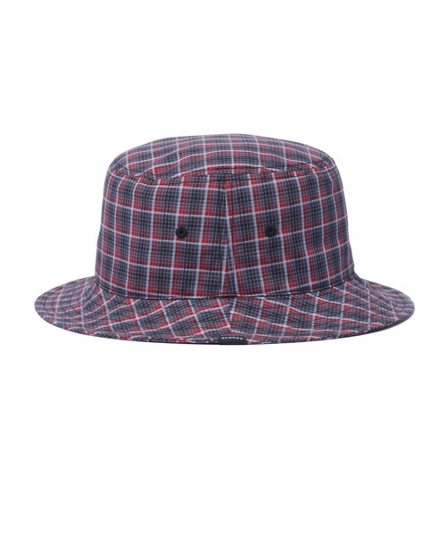 XLARGE(エクストララージ)の「PLAID BUCKET HAT(ハット・メンズ・ブラック/ネイビー/ベージュ・L/M)」の4枚目の写真