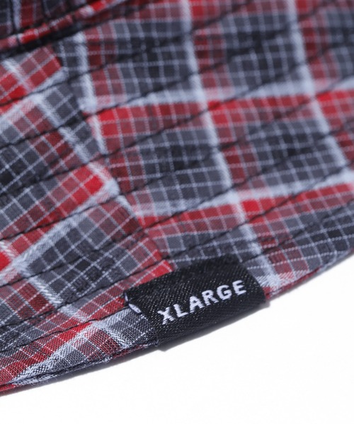 XLARGE(エクストララージ)の「PLAID BUCKET HAT(ハット・メンズ・ブラック/ネイビー/ベージュ・L/M)」の13枚目の写真