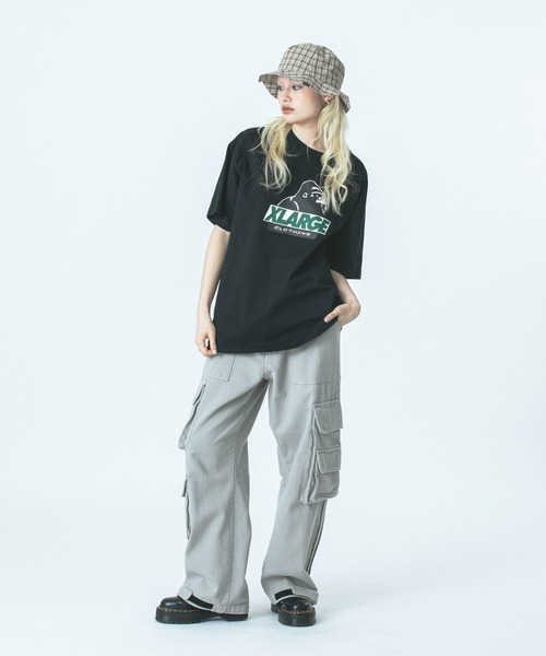 XLARGE(エクストララージ)の「PLAID BUCKET HAT(ハット・メンズ・ブラック/ネイビー/ベージュ・L/M)」の15枚目の写真