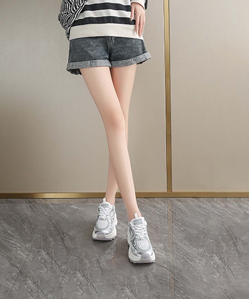 shoes365(シューズスリーシックスファイヴ)の「【SHOES 365】厚底レディースシューズ(スニーカー・レディース・シルバー/その他・22.5cm/23.0cm/24.0cm/24.5cm/25.0cm/23.5cm)」の5枚目の写真