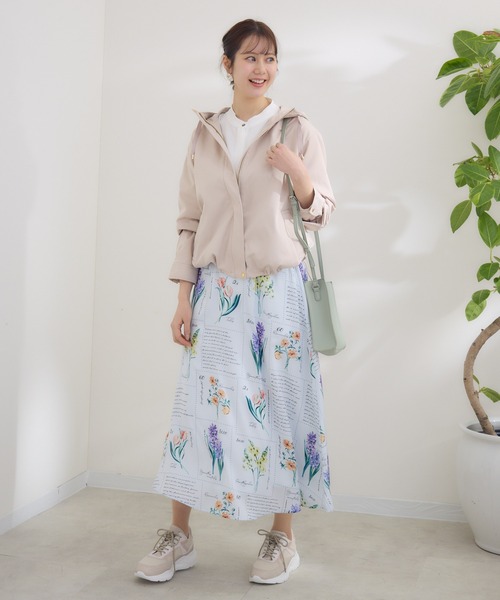 KATHARINE ROSS（キャサリンロス）の「【KATHARINE ROSS】 KITTE PRINT -切手プリント- スカ―ト（スカート・レディース・アイボリー/ライトブルー・MEDIUM）」の17枚目の写真