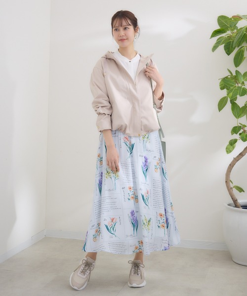 KATHARINE ROSS（キャサリンロス）の「【KATHARINE ROSS】 KITTE PRINT -切手プリント- スカ―ト（スカート・レディース・アイボリー/ライトブルー・MEDIUM）」の18枚目の写真