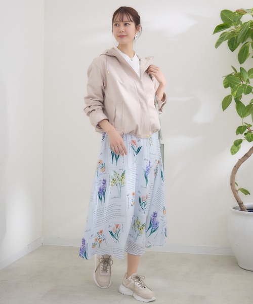 KATHARINE ROSS（キャサリンロス）の「【KATHARINE ROSS】 KITTE PRINT -切手プリント- スカ―ト（スカート・レディース・アイボリー/ライトブルー・MEDIUM）」の21枚目の写真