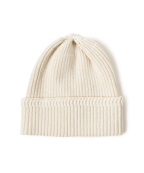 BEAMS BOY(ビームスボーイ)の「コットン リネン ワッチキャップ(ニットキャップ/ビーニー・レディース・ネイビー/ホワイト系その他7/レッド・ONE SIZE)」の6枚目の写真