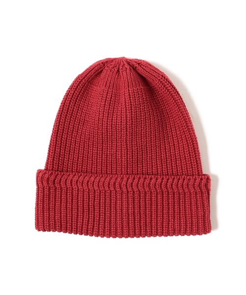 BEAMS BOY(ビームスボーイ)の「コットン リネン ワッチキャップ(ニットキャップ/ビーニー・レディース・ネイビー/ホワイト系その他7/レッド・ONE SIZE)」の8枚目の写真