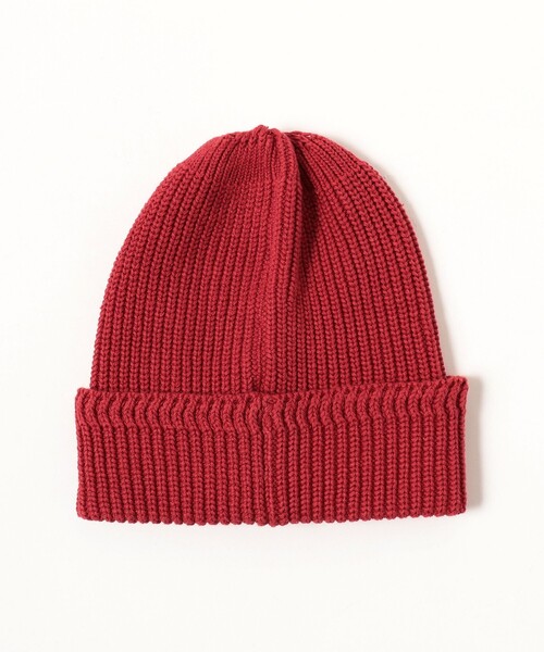 BEAMS BOY(ビームスボーイ)の「コットン リネン ワッチキャップ(ニットキャップ/ビーニー・レディース・ネイビー/ホワイト系その他7/レッド・ONE SIZE)」の9枚目の写真